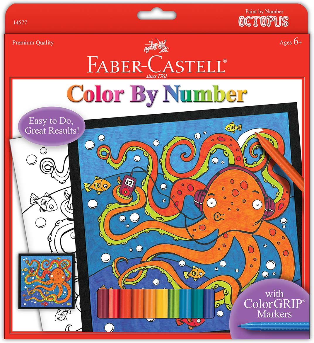 Color By Number Octopus 