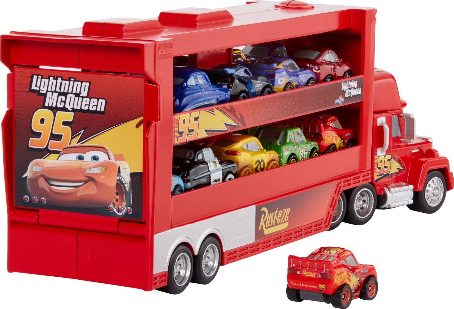 Disney Pixar Cars Mack Mini Racers Hauler